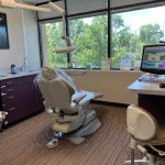 Treatment room equipped for digital X-rays and intraoral photos